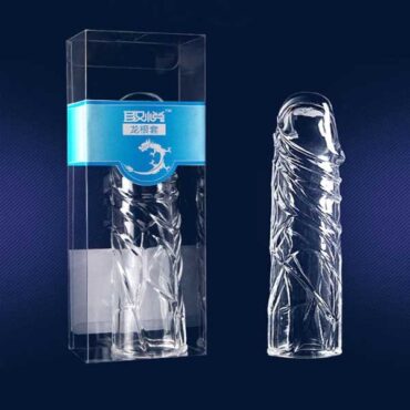 Reusable Dragon Magic Condom Penis Sleeve Transparent BD